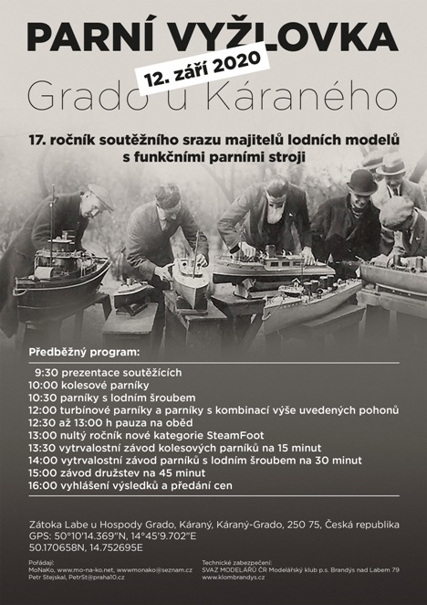 Parní Vyžlovka 2020 - plakát