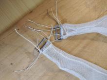 Detail hotových sítí