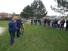 Lubomír Boček promlouvá k účastníkům.