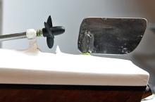 Lodní šroub a nové kormidlo